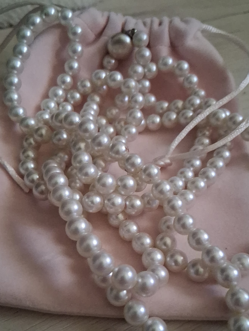 Long Strand Of Pearls